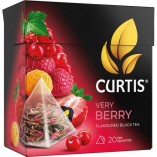 Curtis чай черный Very Berry, 20 пирамидок